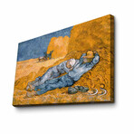 The Siesta, after Millet (17.7"H x 27.5"W x 1.1"D)