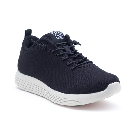 Cheviot Wool Sneakers // Black (36)