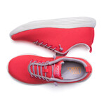 Cheviot Wool Sneakers // Tangerine (36)