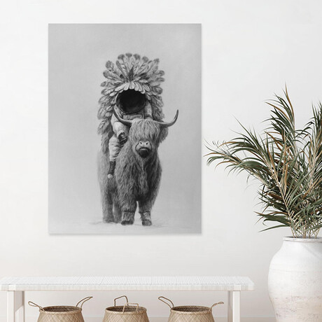 Cow Rider (32"H x 24"W x 2.0"D)