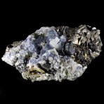 Fluorite, Quartz, Pyrite, Wolframite and Galena