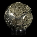 Crystal Filled Pyrite Sphere // Large