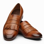 Fringe Belgian Loafers // Tan (US: 9)