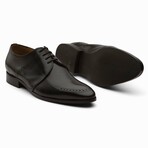 Saddle Brogue Derby // Black (US: 7)