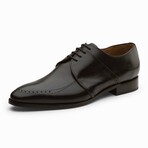 Saddle Brogue Derby // Black (US: 7)