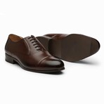 Blind Stitch Cap Toe Oxford // Dark Brown (US: 7)
