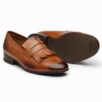 Fringe Belgian Loafers // Tan (US: 9)
