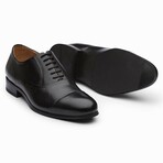 Blind stitch Cap Toe Oxford // Black (US: 7)