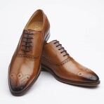 Medallion Brogue Oxford // Tan (US: 7)