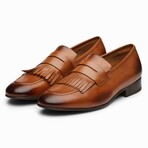 Fringe Belgian Loafers // Tan (US: 9)