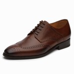 Felix Leather Wingtip Brogue Shoes // Medium Brown (US: 7)