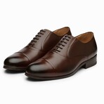 Blind Stitch Cap Toe Oxford // Dark Brown (US: 7)