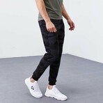 Grayson Camouflage Tracksuit Pants // Black (X-Small)