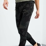 Jarrett Camouflage Tracksuit Pants // Black (X-Small)