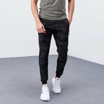 Grayson Camouflage Tracksuit Pants // Black (X-Small)
