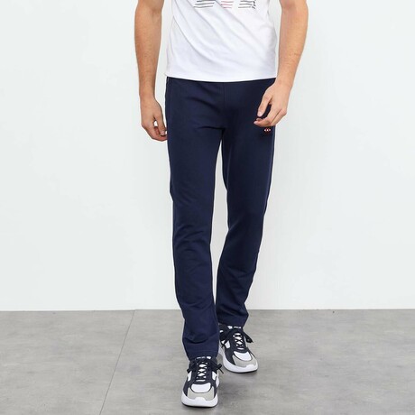 Bruce Zip Pocket Tracksuit Pants // Indigo (Small)