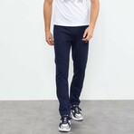 Bruce Zip Pocket Tracksuit Pants // Indigo (Small)
