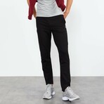 Jacob Classic Pocket Zippered Tracksuit Pants // Black (Small)