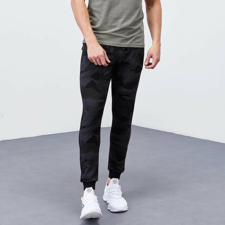 Grayson Camouflage Tracksuit Pants // Black (X-Small)