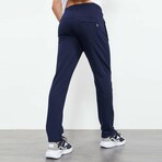 Bruce Zip Pocket Tracksuit Pants // Indigo (Small)