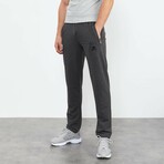 Joshua Classic Pocket Zippered Tracksuit Pants // Anthracite Melange (Small)