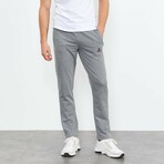 Marco Classic Pocket Zippered Tracksuit Pants // Gray Melange (Small)
