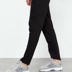 Jacob Classic Pocket Zippered Tracksuit Pants // Black (Small)