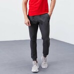 Matteo Tracksuit Pants // Anthracite Melange (X-Small)