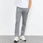 Marco Classic Pocket Zippered Tracksuit Pants // Gray Melange (Small)