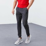 Matteo Tracksuit Pants // Anthracite Melange (X-Small)