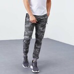 Lance Camouflage Tracksuit Pants // Gray Melange (X-Small)