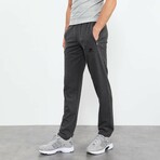 Joshua Classic Pocket Zippered Tracksuit Pants // Anthracite Melange (Small)