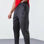 Matteo Tracksuit Pants // Anthracite Melange (X-Small)