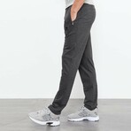 Joshua Classic Pocket Zippered Tracksuit Pants // Anthracite Melange (Small)