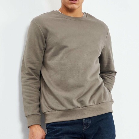 Jared Sweatshirt // Dark Beige (Small)