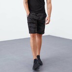 Anderson Camouflage Shorts // Black (Small)