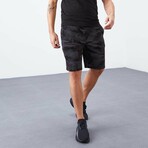 Anderson Camouflage Shorts // Black (Small)