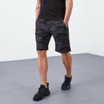 Anderson Camouflage Shorts // Black (Small)