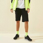 Andy Sport Written Shorts // Black + White (Small)