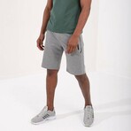 Jason Sport Written Shorts // Gray Melange (Small)