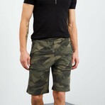 August Camouflage Shorts // Green (Small)