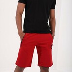 Beckham Shorts // Red (Small)