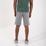 Jason Sport Written Shorts // Gray Melange (Small)