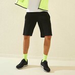 Andy Sport Written Shorts // Black + White (Small)