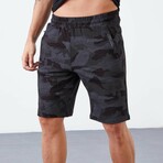 Anderson Camouflage Shorts // Black (Small)