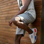 Jason Sport Written Shorts // Gray Melange (Small)