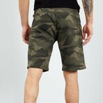 August Camouflage Shorts // Green (Small)