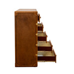 Chest 10-Drawer Polo Console // Cognac