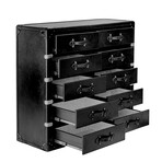 Chest 10-Drawer Polo Console // Black