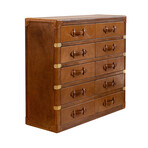 Chest 10-Drawer Polo Console // Cognac